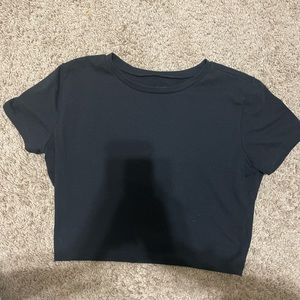 Black Crop Top